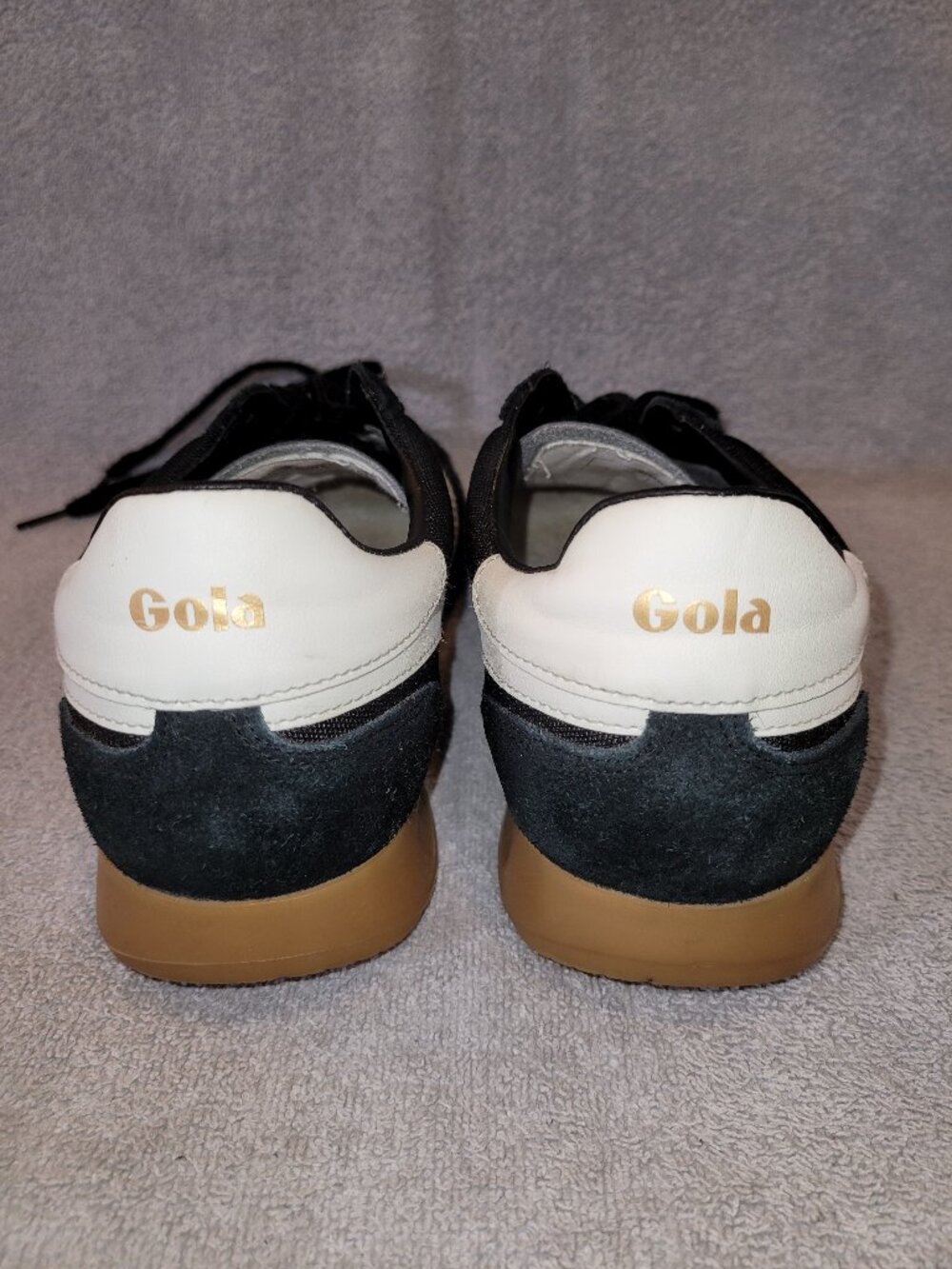 Gola Women's Size 9 Tornado Black/Off White Tan Gum Sneakers CLB623 (#2008) - Picture 9 of 15